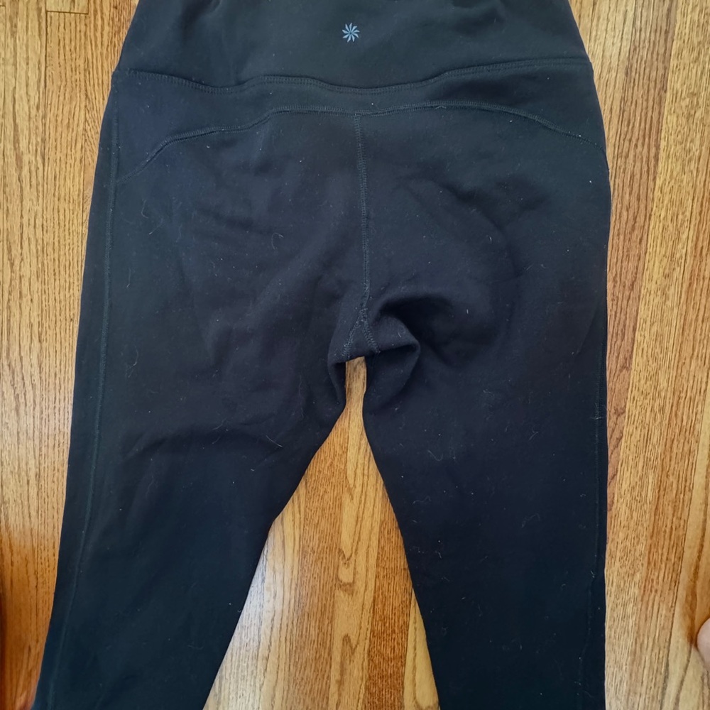 Athleta Women's Black Track Pants - Picture 2 of 6